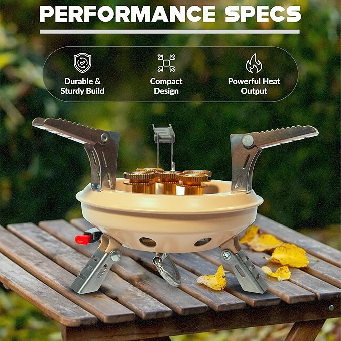 Roamix 54, 500 BTU Multi-Fuel Portable Camping Stove – 16, 000W Collapsible - Image 6