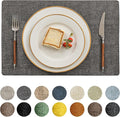 Romanstile Vinyl Placemats Set of 8-12 X 17 Inch by Romanstile