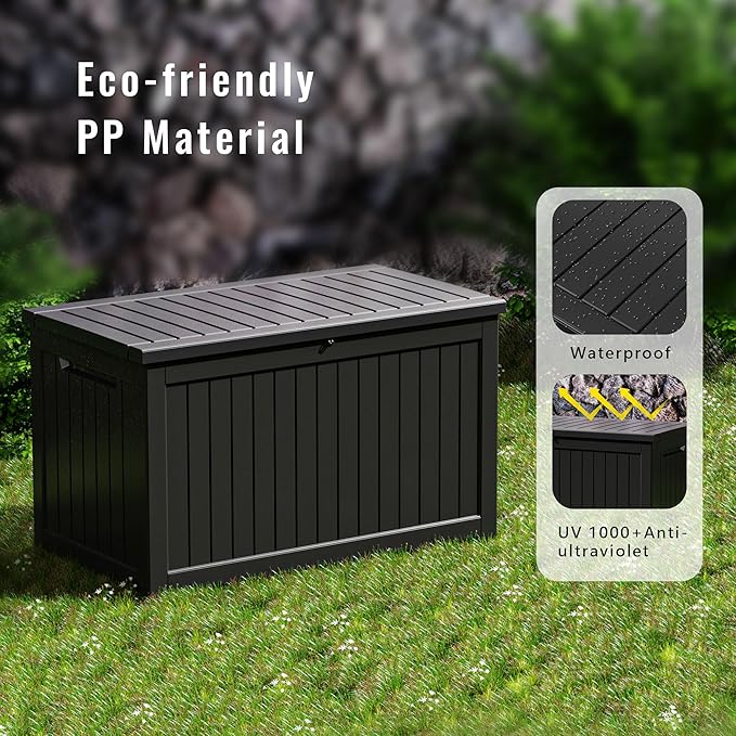 230 Gallon Outdoor Storage Box – Resin Deck Box - Image 6