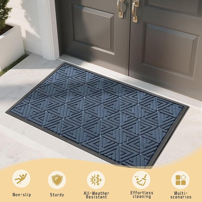 Yimobra Large Door Mat 47x32, All-Weather Waterproof Non-Slip Welcome Matt - Image 7