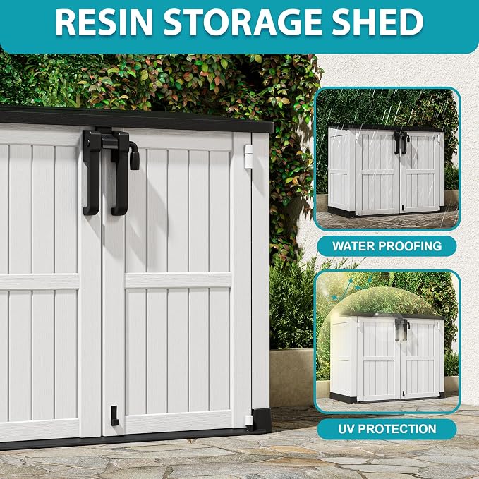 Horizontal Resin Storage Shed 36 Cu Ft - Image 2