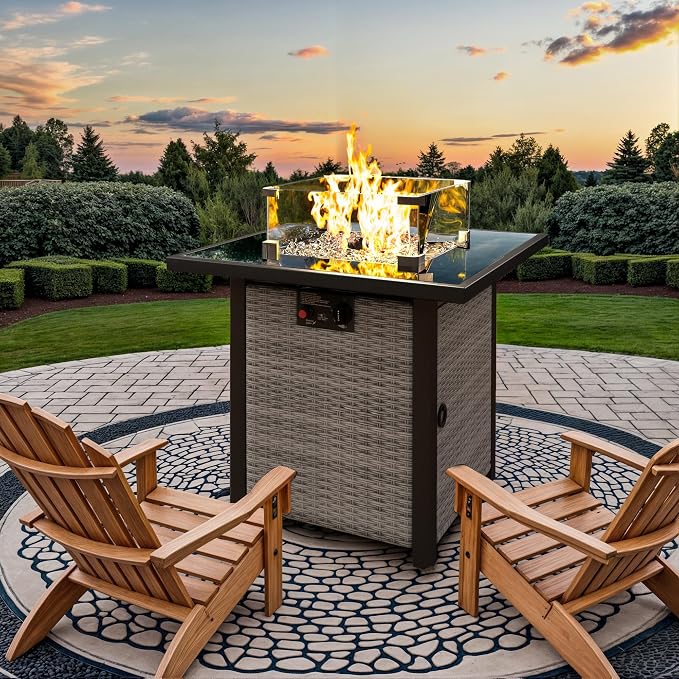 Propane Outdoor Fire Pit Table, Outdoor Gas FirePit - Image 8