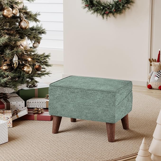 Small Footstool Ottoman, Footstool - Image 8