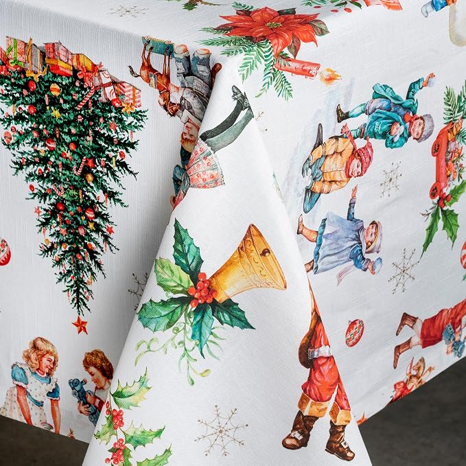 Maison d' Hermine Table Cloth Rectangle Table 100% Cotton 70 x 108 Inches Fall - Image 9