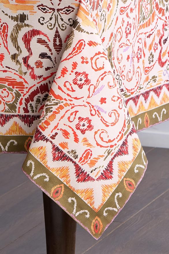 Maison d' Hermine Table Cloth Rectangle Table 100% Cotton 70 x 90 Inches Fall - Image 8