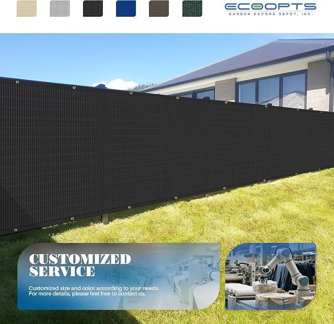 ECOOPTS 8'x273' Privacy Fence Screen Windscreen - Image 7