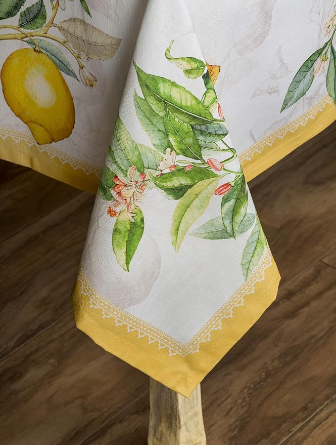Maison d' Hermine Table Cloth Rectangle Table 100% Cotton 60 x 108 Inches - Image 7