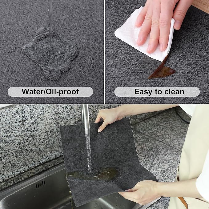 Homaxy Faux Leather Heat Resistant Placemats - Image 4