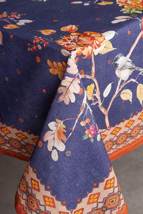 Maison d' Hermine Table Cloth Rectangle Table 100% Cotton 70 x 120 Inches Fall - Image 9