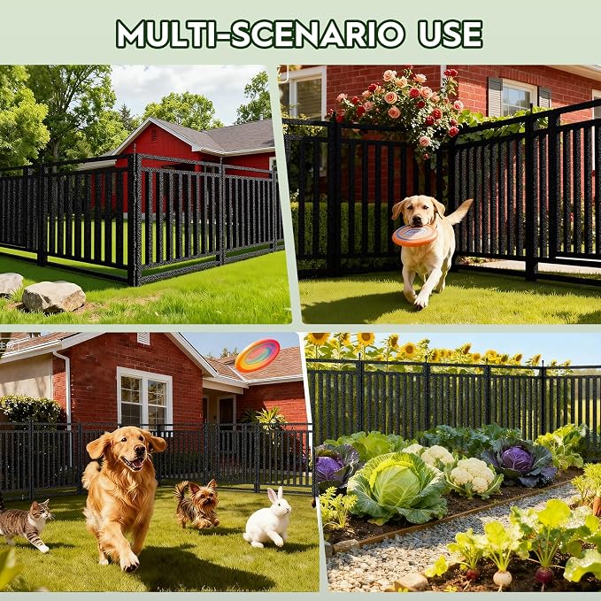 Garden Fence 40in x 54ft, 21 Panels + 3 Gates, Durable Outdoor Yard Barrier - Image 6
