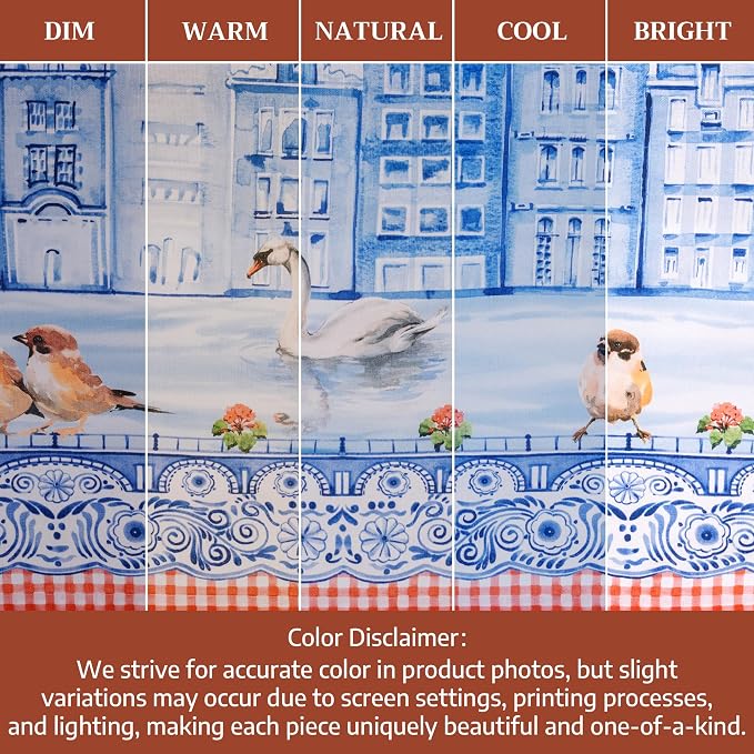 Maison d'Hermine Table Cloth Rectangle Table 100% Cotton Tablecloth - Image 6