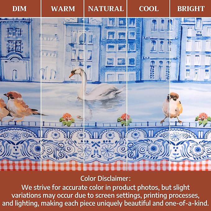 Maison d'Hermine Table Cloth Rectangle Table 100% Cotton Tablecloth - Image 6