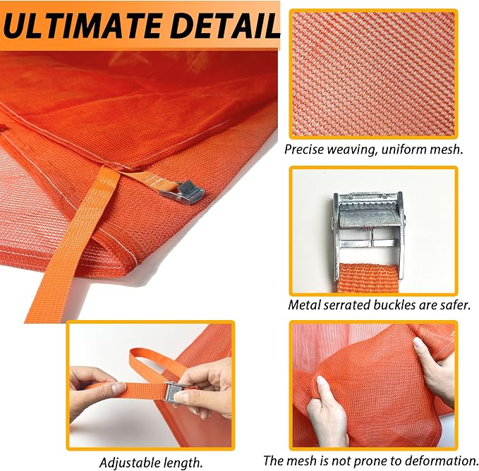 20' L x 40" W Construction Safety Debris Netting - Image 4