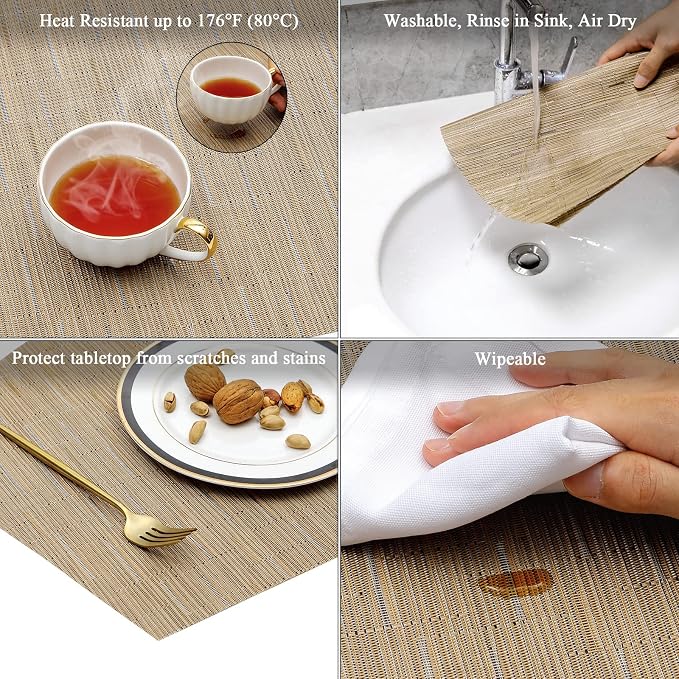 SHACOS Large Size Wedge Placemats - Image 6