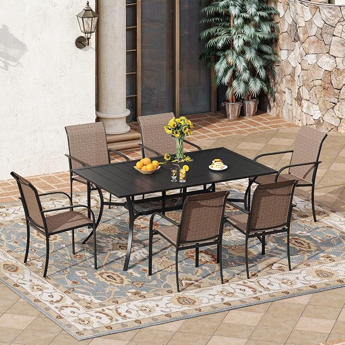 VICLLAX Rectangle Patio Dining Table - Image 3