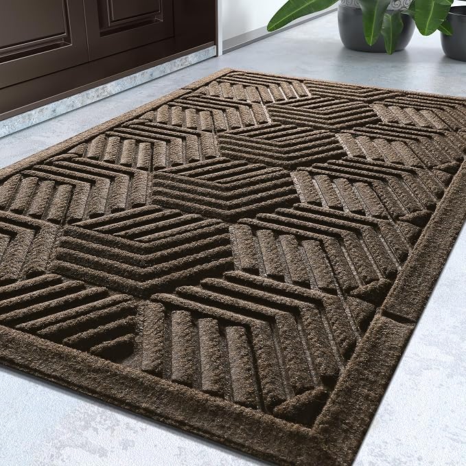 Yimobra Door Mats Outdoor 29.5x17, All-Season Waterproof Outdoor Mats by Yimobra