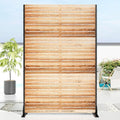 Casaphoria 72" H x 47" W Metal Privacy Screen, Freestanding Outdoor Screen by Casaphoria