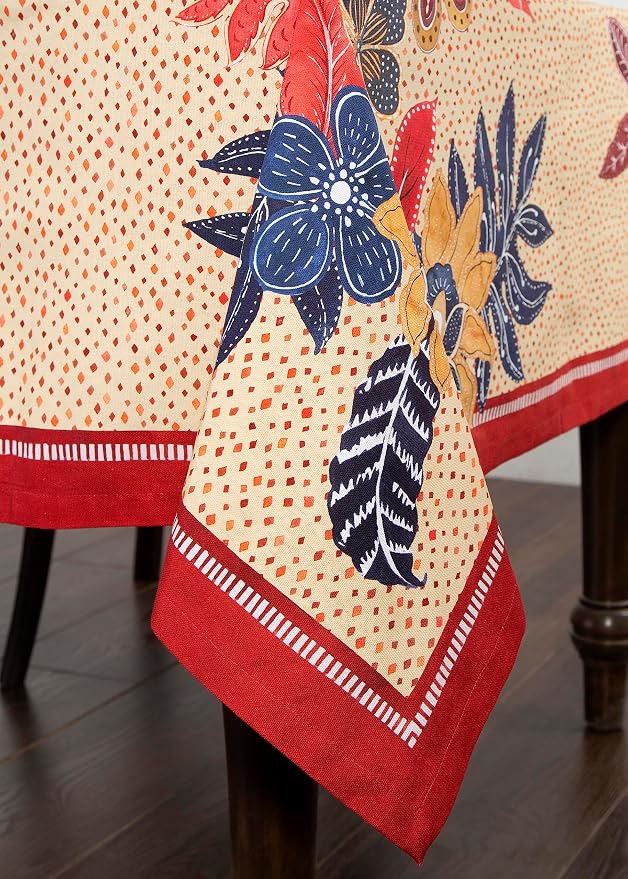Maison d' Hermine Table Cloth Rectangle Table 100% Cotton 70 x 90 Inches Fall - Image 8