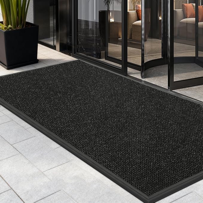 3' X 28' Commercial Outdoor Doormats Customized Sizes, Thick Heavy Duty Rubber by Gotohipi