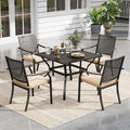 Sophia & William Patio Table and Chairs Set, Outdoor Dining Set by SophiaWilliam