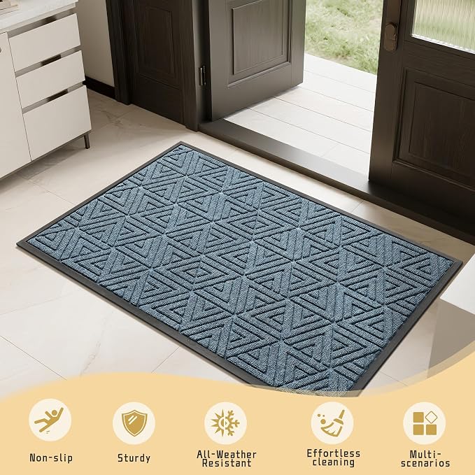 Yimobra Extra Large Door Mat 60x36, All-Weather Waterproof Non-Slip Welcome - Image 7