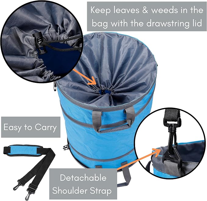 BIRDROCK HOME Collapsible Lawn and Leaf Waste Bag - Image 7