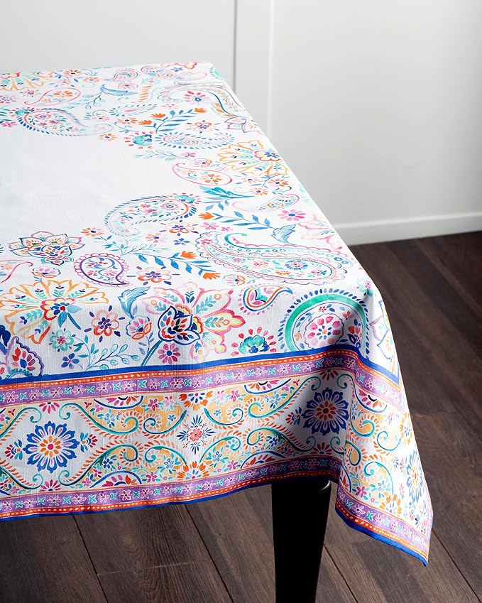 Maison d' Hermine Table Cloth Square Table 100% Cotton 54 x 54 Inches - Image 7