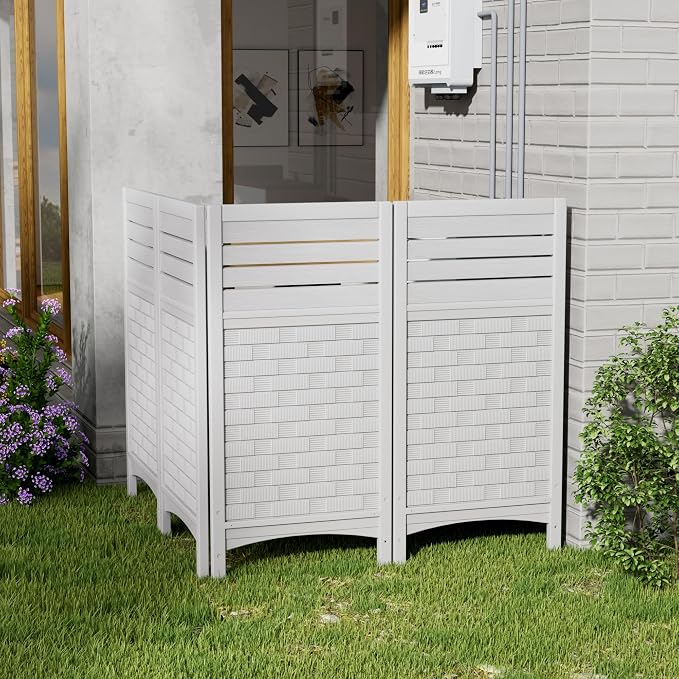 Outdoor Fence Privacy Panels, Resin Privacy Fence Panels - Image 4