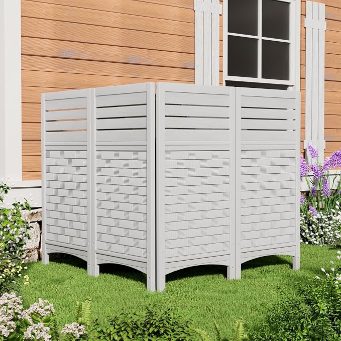 Outdoor Fence Privacy Panels, Resin Privacy Fence Panels - Image 5