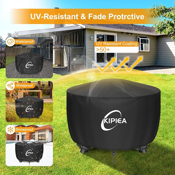 Kipiea Round Fire Pit Cover - Image 6