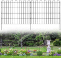 Sunnyglade 10 Panels No Dig Decorative Outdoor Garden Fence by Sunnyglade