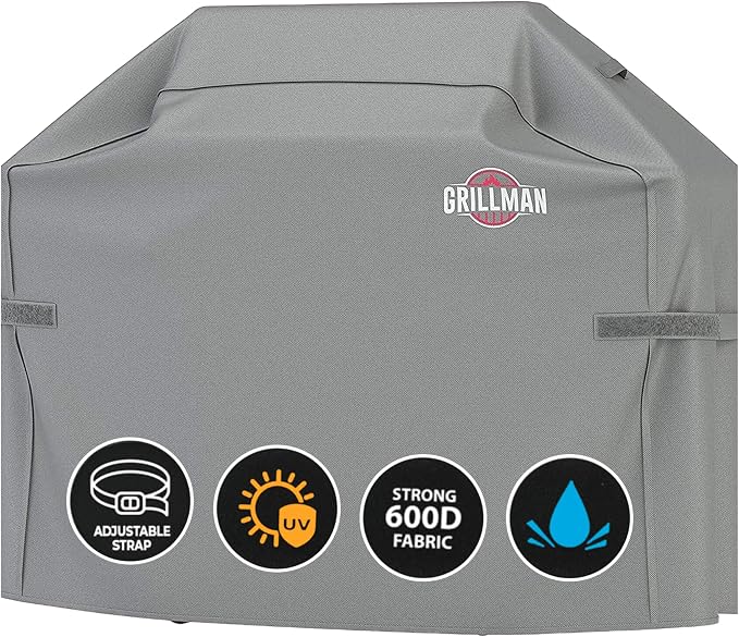 Grillman Premium Grill Cover for Outdoor Grill, BBQ Grill Cover, Waterproof by Grillman