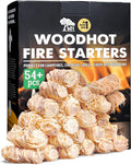 WH 54+ Pack Natural Fire Starters by Woodhot