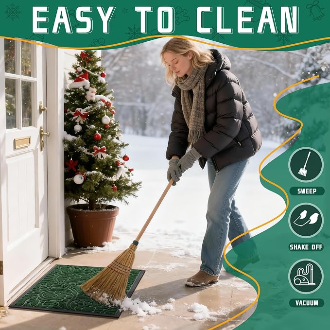 Yimobra Extra Large Door Mat 60x36, Waterproof Sturdy Outdoor Mats - Image 4