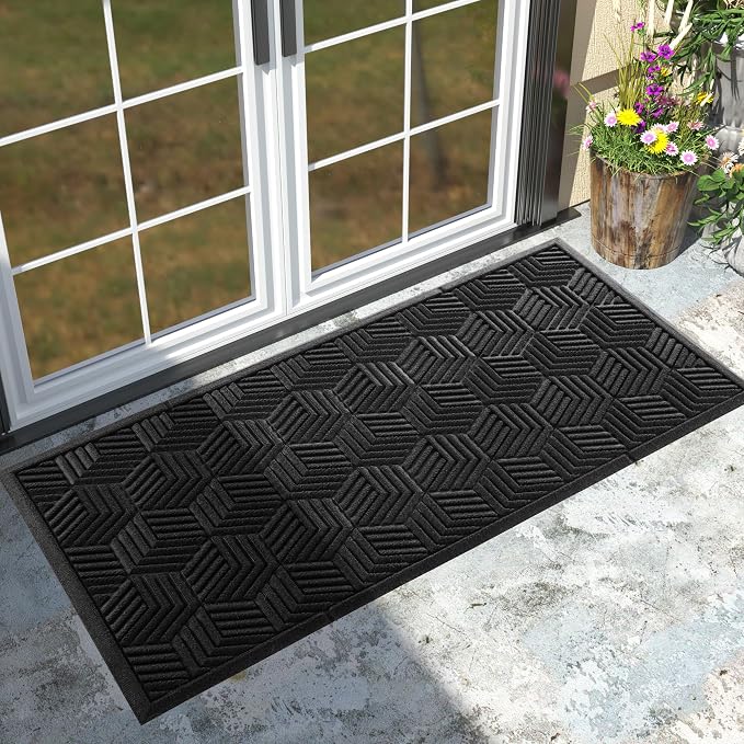 Yimobra Large Door Mat 47x24, All-Season Waterproof Outdoor Mats by Yimobra