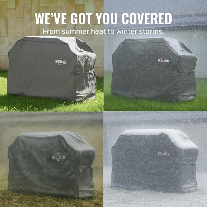 Grillman Grill Cover, BBQ Outdoor Grill Covers, Gas Grills, Waterproof - Image 5