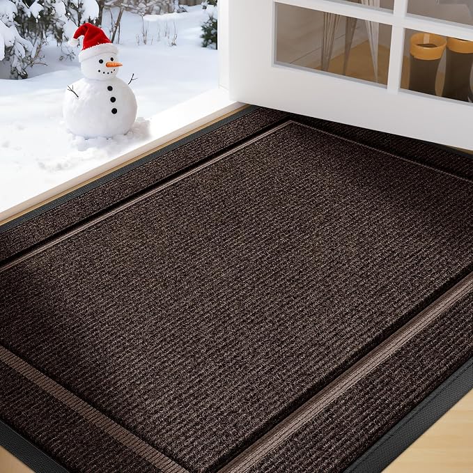 Large Front Door Mat Outside Entrance Indoor Doormat, Outdoor Door Mats by IMHOME