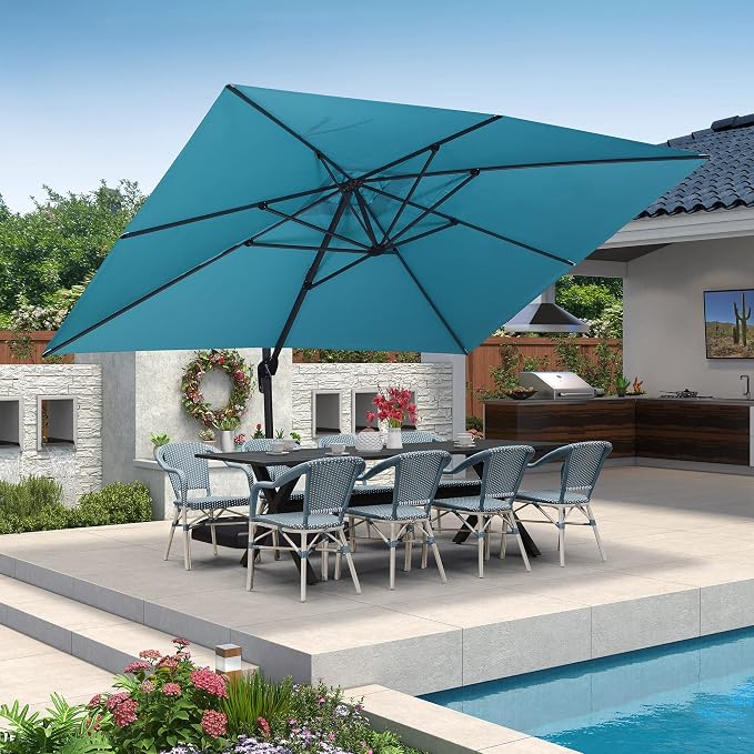 PURPLE LEAF 11 Pieces Outdoor Dining Set Patio Furniture Set - Image 2