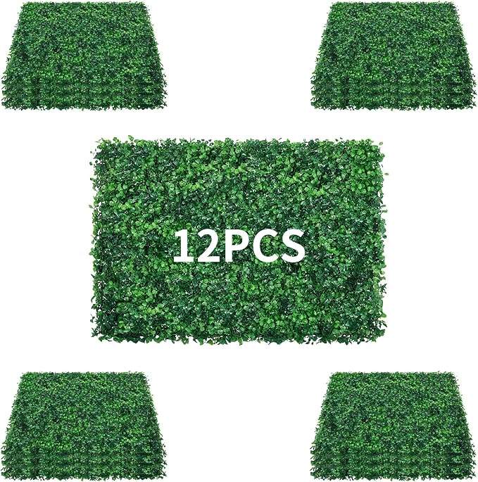 12PCS 24x16 Artificial Grass Wall Panels by Unknown