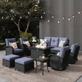 LayinSun 10 Pieces Outdoor Patio Furniture Set by LayinSun