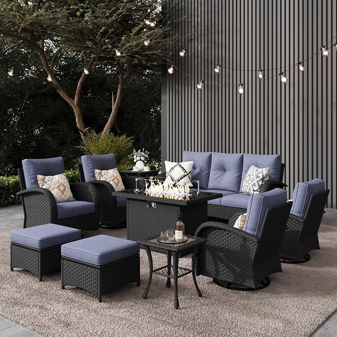 LayinSun 10 Pieces Outdoor Patio Furniture Set by LayinSun