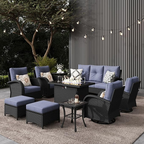 LayinSun 10 Pieces Outdoor Patio Furniture Set by LayinSun