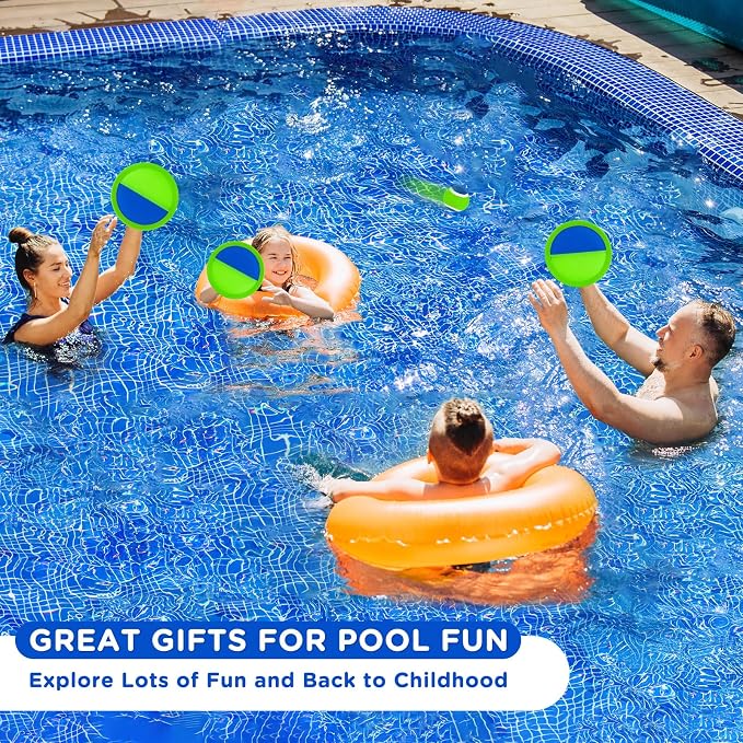 Ayeboovi Toss and Catch Ball Set Outdoor Yard Beach Pool Toys Games - Image 7