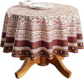 Maison d' Hermine Table Cloth Round Table 100% Cotton 63 Inches Fall Tablecloth by MaisondHermine