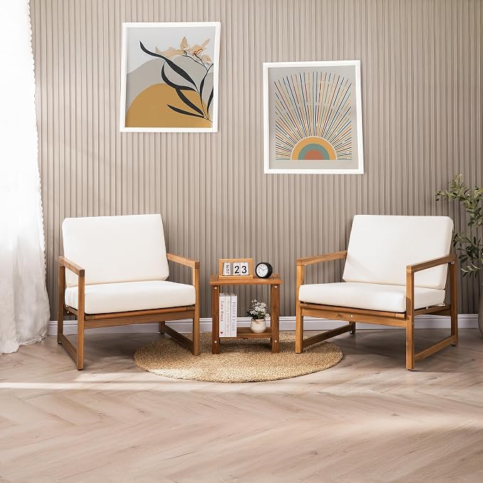 Double Adirondack Side Table, Weather-Resistant Rectangular End Table - Image 9