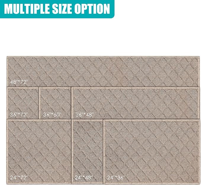 Azadx 2'x4' Front Entryway Door Mat Non Slip Indoor Door mats Washable Entry - Image 8