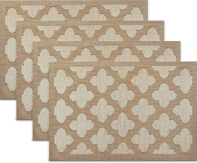 Vinyl Placemats Set of 4 by PandaPalm