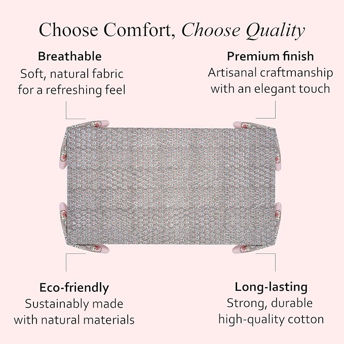 CPC Tablecloth 100% Cotton 72x140 Inch Indian Block Print Rectangle Table Cover - Image 6