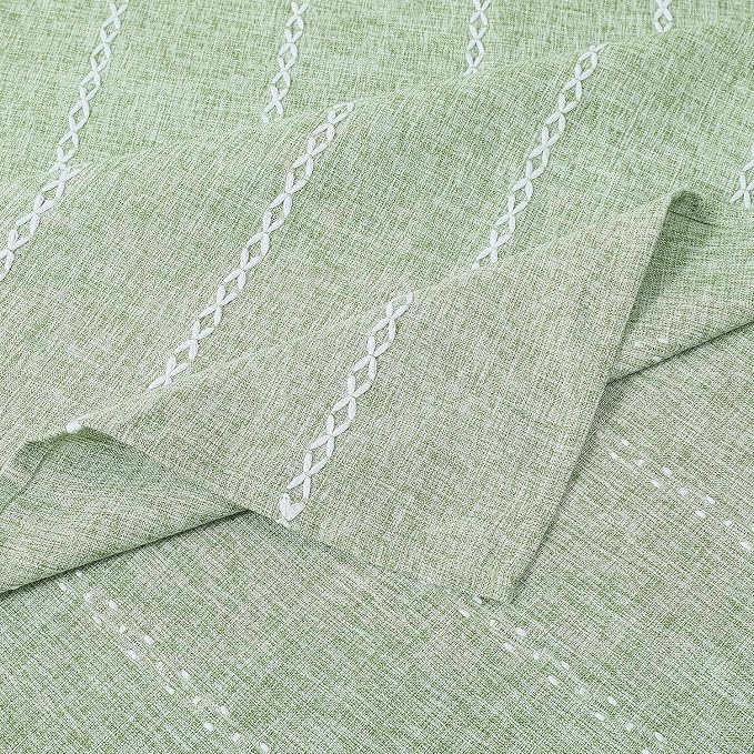 Chassic 60 x 60 inches Farmhouse Style Linen tablecloths, Wrinkle Resistant - Image 6