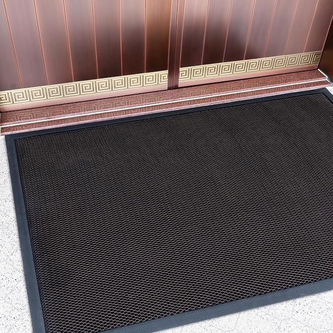 Outdoor Indoor Door Mats for Entryway, Heavy Duty and Durable All-Weather Entry by Unknown